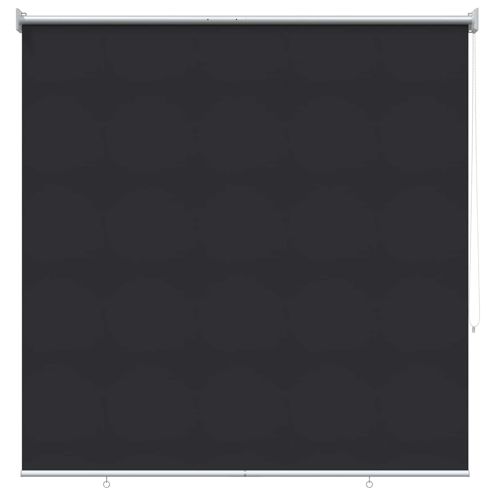 vidaXL Cortina de rolo com proteção UV Antracite 140 x 140 cm
