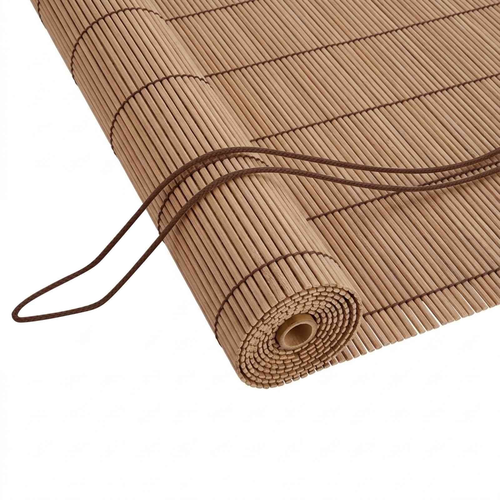 vidaXL Estores de rolo Castanho 110 x 160 cm Bambu