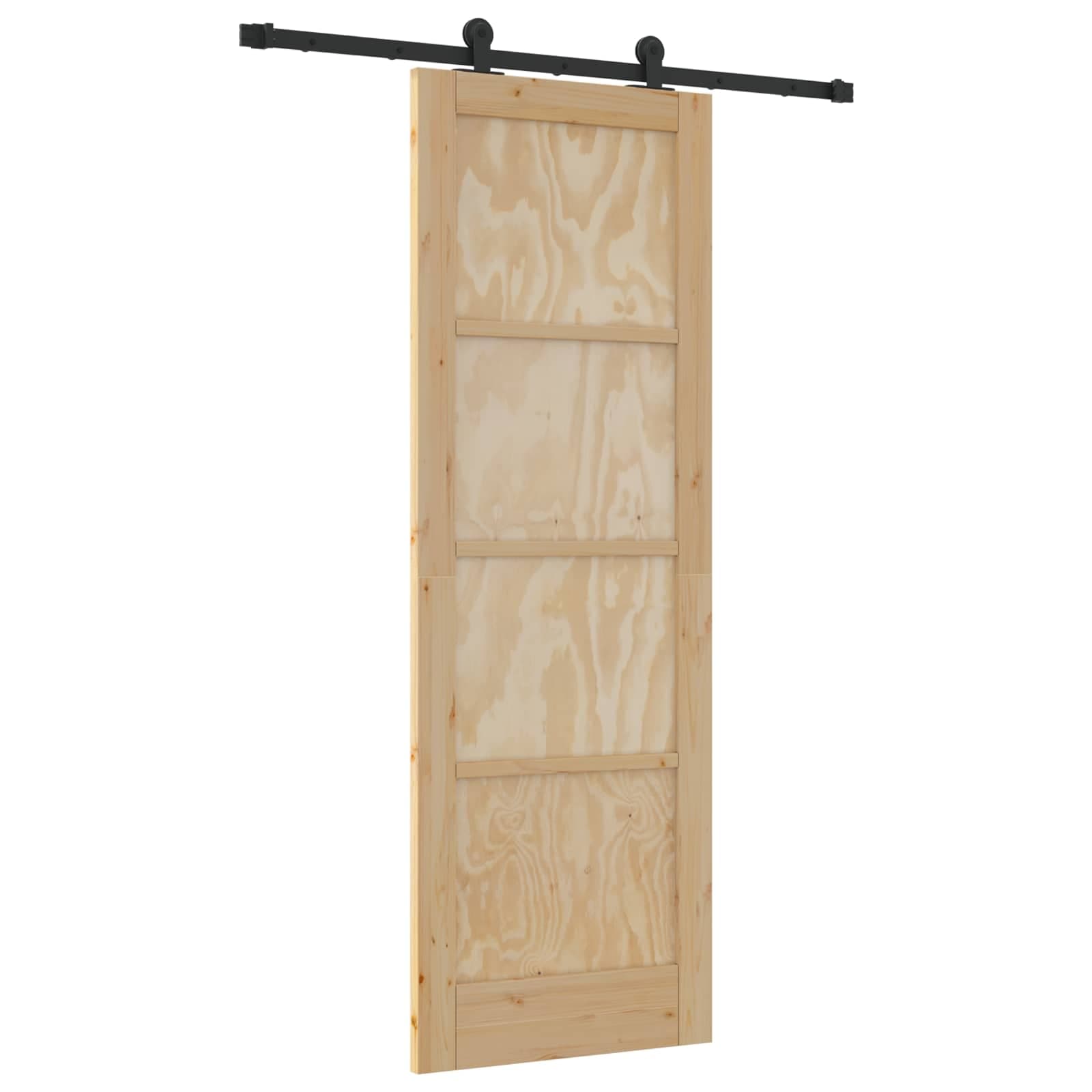 vidaXL Porta Deslizante ORKDAL Natural 73,5 x 211 cm