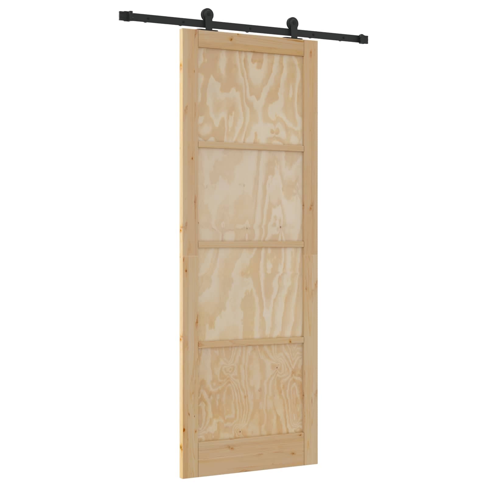 vidaXL Porta Deslizante ORKDAL Natural 83 x 232 cm