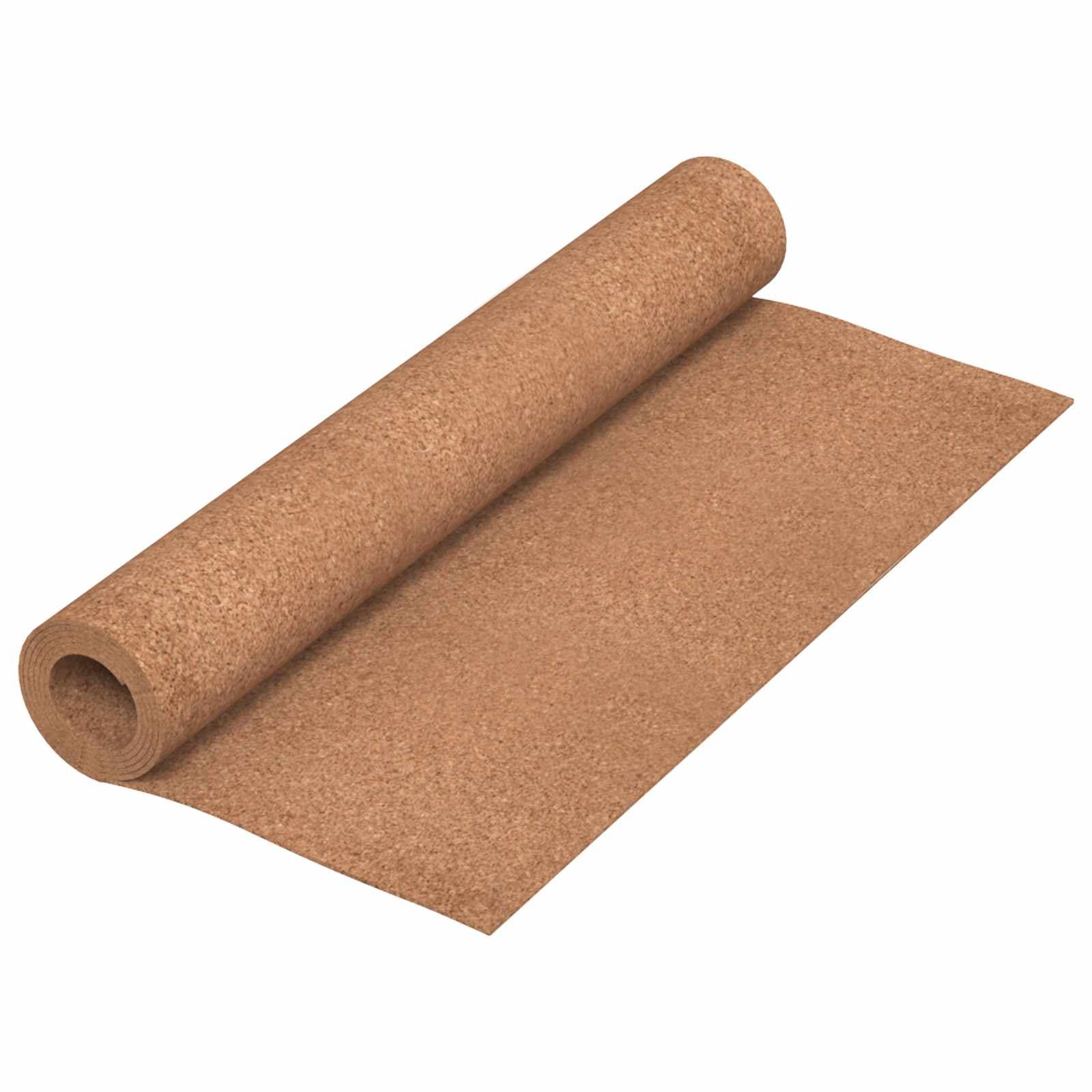 vidaXL Rolo de cortiça Castanho 100 x 200 x 0,5 cm Cortiça