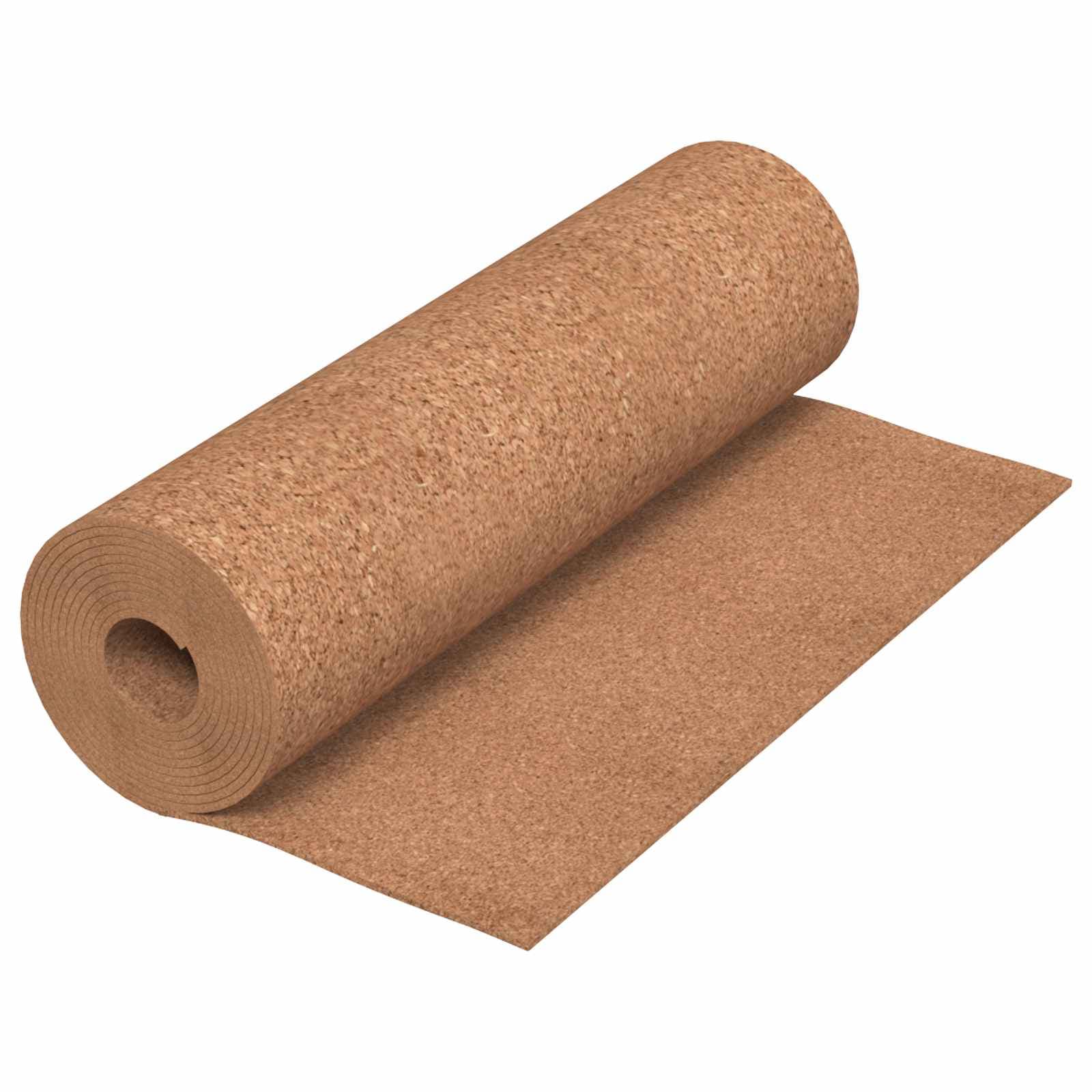 vidaXL Rolo de cortiça Castanho 100 x 500 x 0,8 cm Cortiça