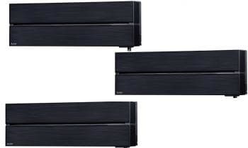 Ar Condicionado Mitsubishi Electric 3x1 – MXZ-3F54VF com 2x MSZ-LN25VGB e 1x MSZ-LN35VGB