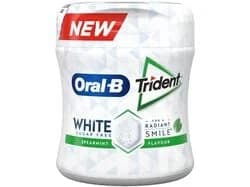 pastilhas trident oral b white bottle 68 g