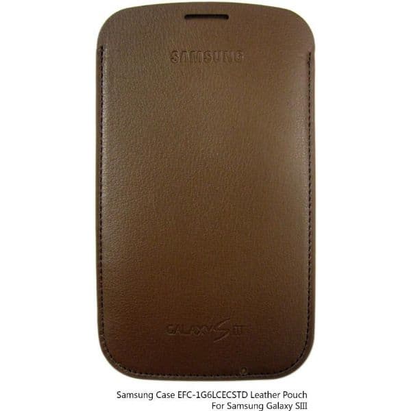 Samsung Galaxy S3 Pouch Chestnut Brown - EFC-1G6LCECSTD