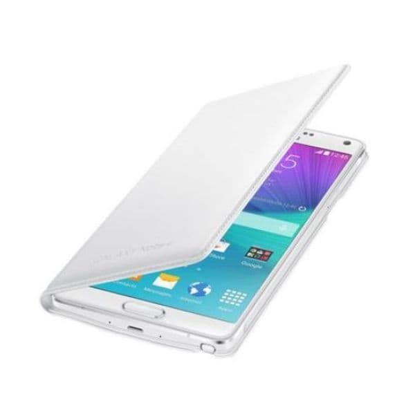 Samsung Capa Flip Wallet para Galaxy Note 4 Classic White - EF-WN910FTEGWW