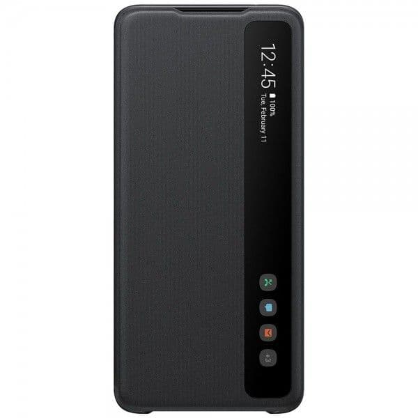 Samsung Capa Flip Cover Clear View para S20 Ultra Black - EF-ZG988CBEGEU