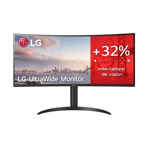 Monitor LG 34WP75CP-B 34" LED UWQHD 160Hz FreeSync Premium Curvo USB-C