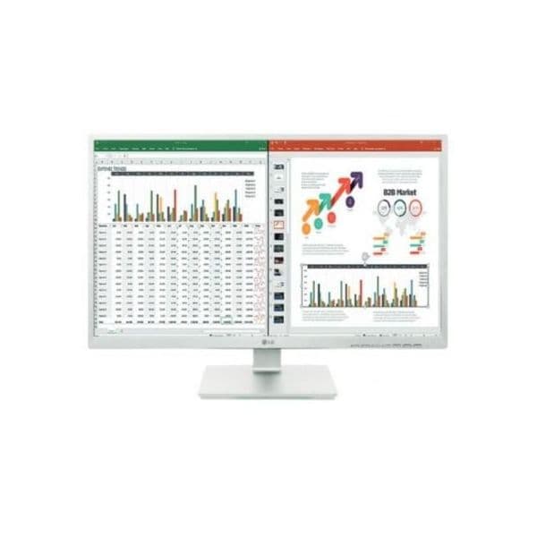 Monitor LG 27" 27BK55YP-W Full HD IPS LED