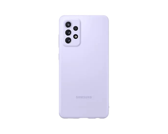 Samsung Silicone S-View Cover Galaxy A72 Violet - EF-PA725TVEGWW