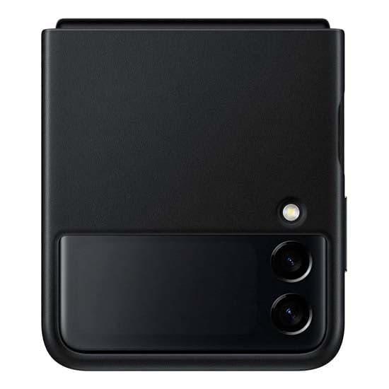 Capa Samsung Galaxy Z Flip3 F711 Leather Preto
