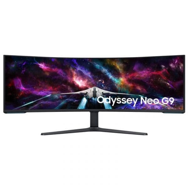 Monitor Samsung Odyssey Neo G95NC 57" Quantum Mini-LED Dual UHD 240Hz FreeSync Premium Pro Curvo