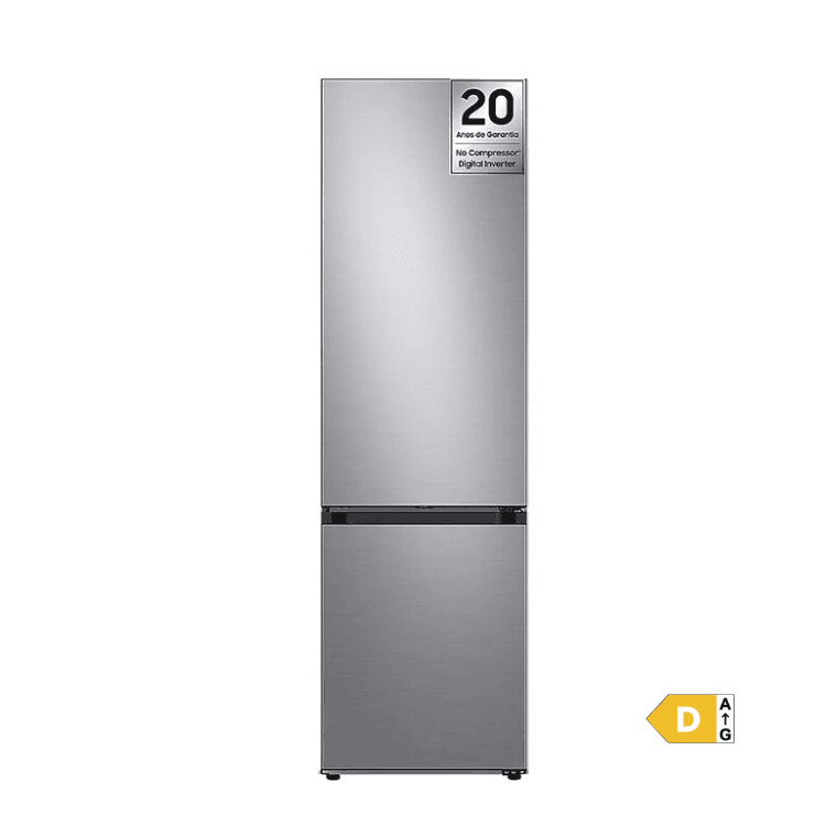 Frigorífico Combinado Samsung RB38C603DSA/EF 390L Inox Classe D