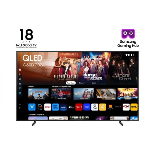 TV Samsung 43" TQ43Q60DAUXXC (2024) QLED 4K UHD Smart TV