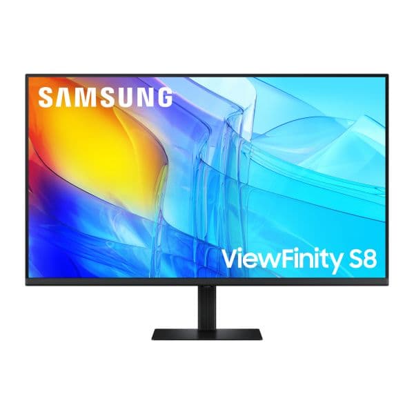 Monitor Samsung 37" ViewFinity S8 S80D S37D800EAU 4K UHD 60Hz USB-C KVM LAN DisplayPort HDMI Black