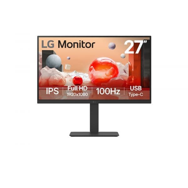 Monitor LG 27" 27BA750-B FHD 100 Hz Preto