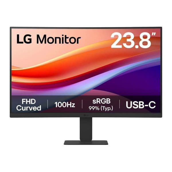 Monitor LG 24U421A-B 23.8" VA FullHD 100Hz HDR10 Curvo
