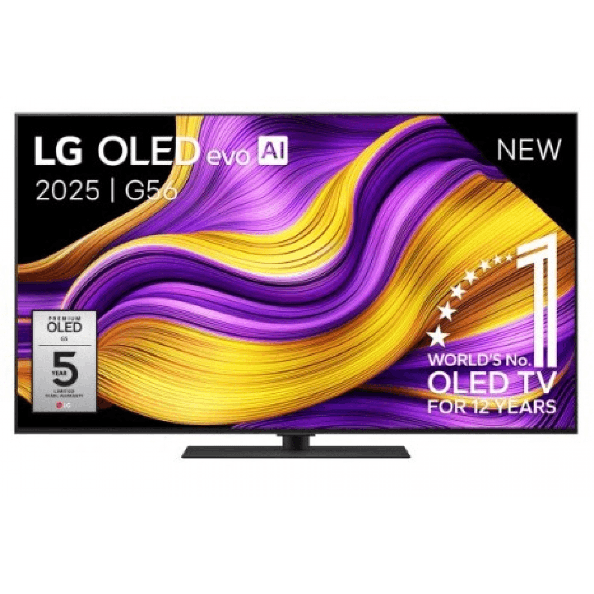 TV LG 55" OLED evo AI G5 Smart TV 4K 2025 120Hz HDR10