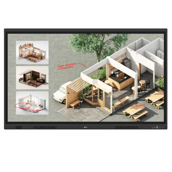 LG 55" 55TR3DQ-B CreateBoard Standard LED 4K Multi-Touch 50 Pontos