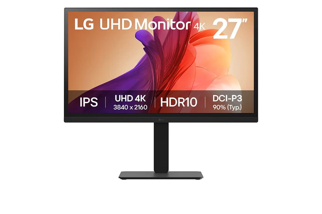Monitor LG 27" 27BA45U-B UltraFine UHD 4K IPS LED Black