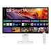 Monitor LG 32U850SA-W 31.5" UltraHD 4K IPS com Tempo de Resposta 5ms, WebOS, HDR10 e USB-C 90W Branco