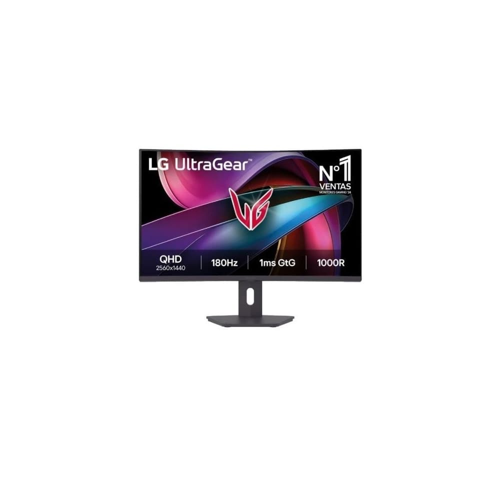 Monitor LG 32G600A-B 32" Quad HD 180Hz VA Curvo FreeSync Premium HDR10