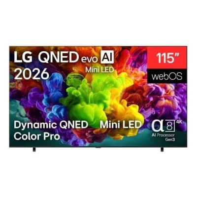 LG - Smart TV 115 Qned Mini-LED a8 Gen3 Ai 4K WebOS26 115QNED93B6.AEUQ