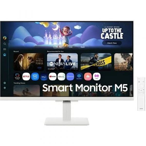 Monitor Samsung Smart M50F M5 27" FHD 60Hz IPS HDR10 Altifalantes WiFi Bluetooth Branco