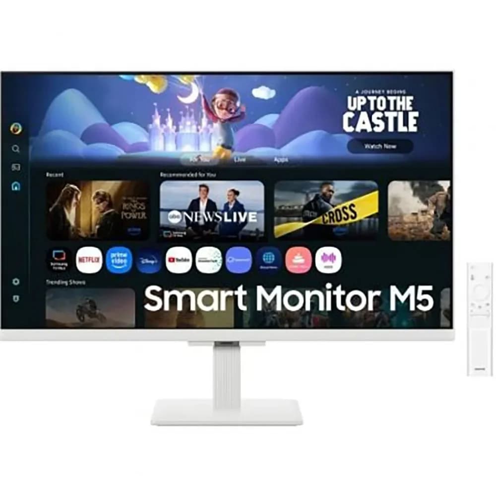 Monitor Samsung Smart M50F M5 27" FHD 60Hz IPS HDR10 Altifalantes WiFi Bluetooth Branco