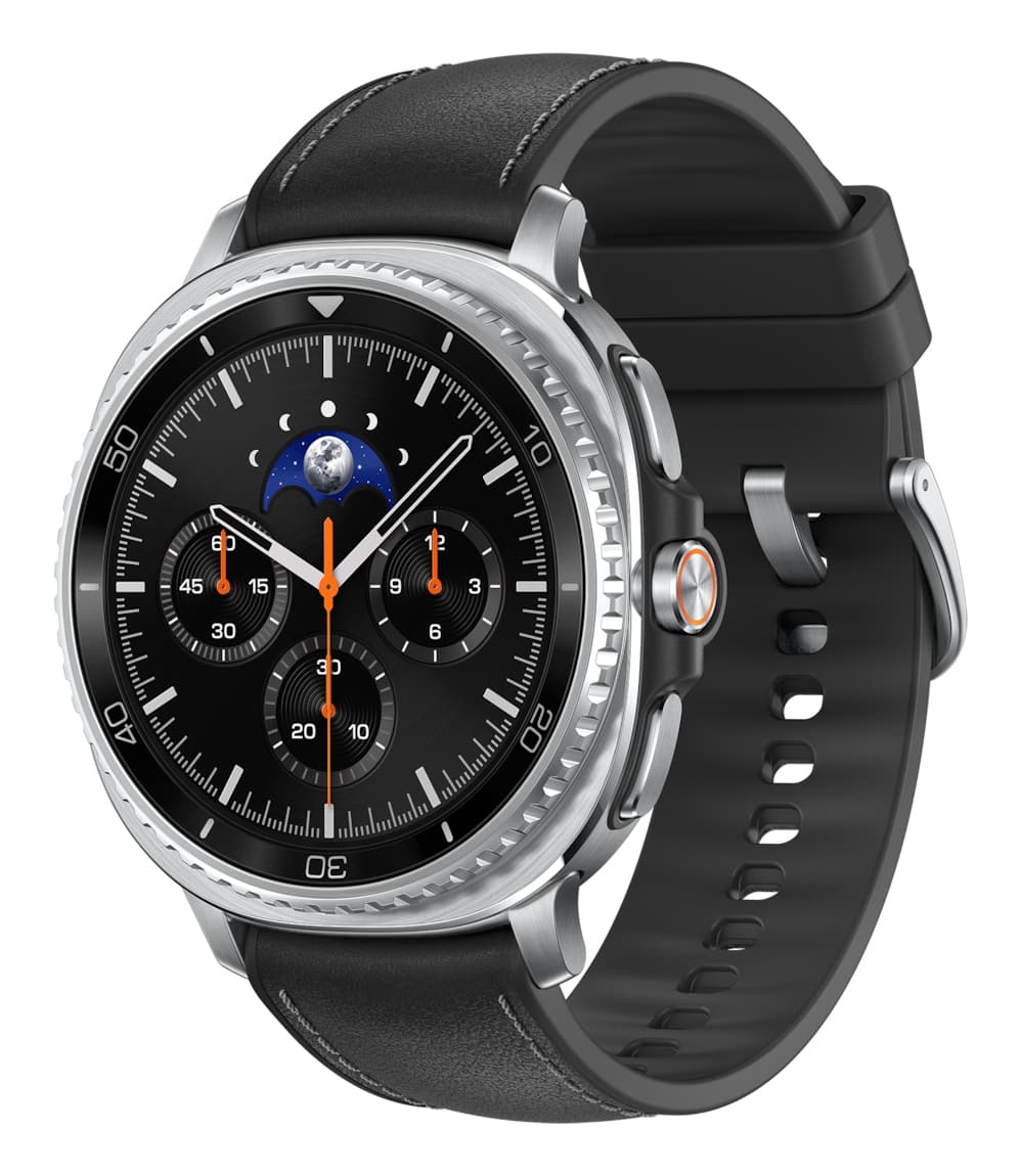 Samsung Galaxy Watch 8 Classic 3,3 cm (1.3") AMOLED 46 mm Digital 438 x 438 pixels Ecrã táctil 4G Prateado Wi-Fi GPS
