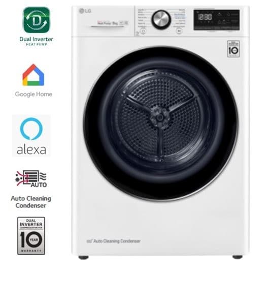 Máquina de Secar Roupa LG RC80V9AV2W