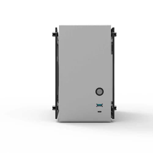 Zalman M2 Mini Silver Mini Tower Vidro Temperado USB-C Prateada