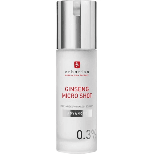Erborian Ginseng Micro Shot 0.3% Advanced Sérum Intensivo de Micro-Infusão Retexturizante 30ml