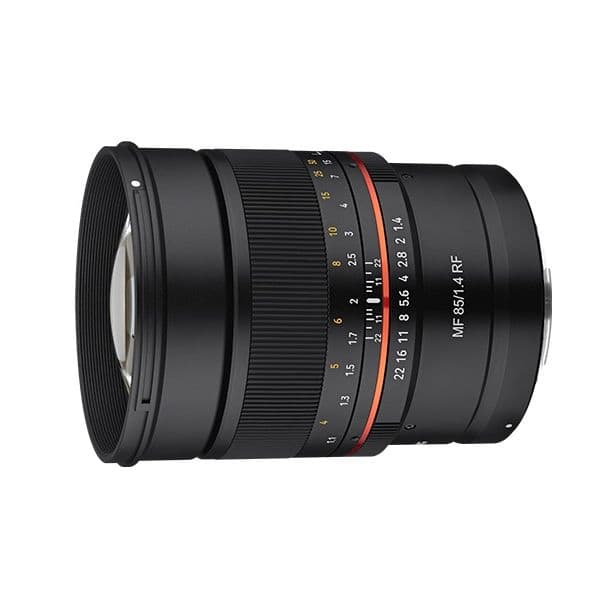 Objetiva Samyang 85mm f/1.8 MF para Canon Eos RF
