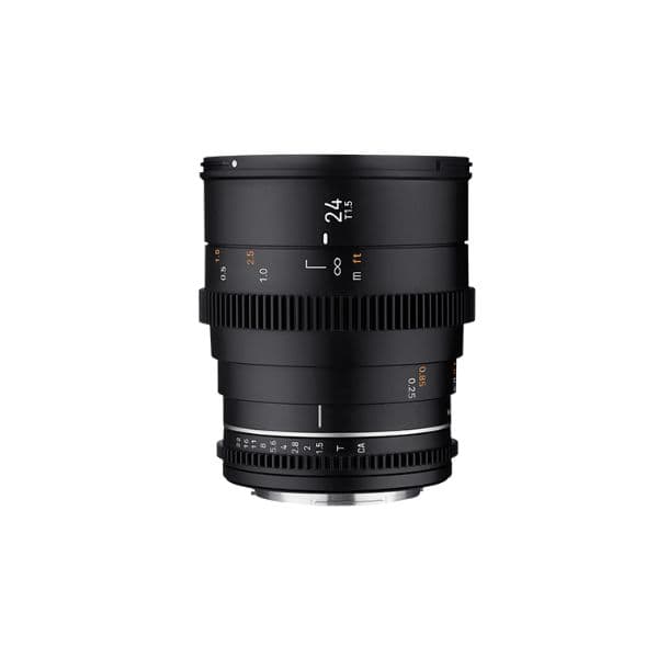 Objetiva Samyang 24mm T1.5 VDSLR MK2 para Sony E