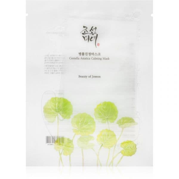 Beauty of Joseon Centella Asiatica Calming Mask Máscara em Folha para Apaziguamento e Reforçamento da Pele Sensível 25ml