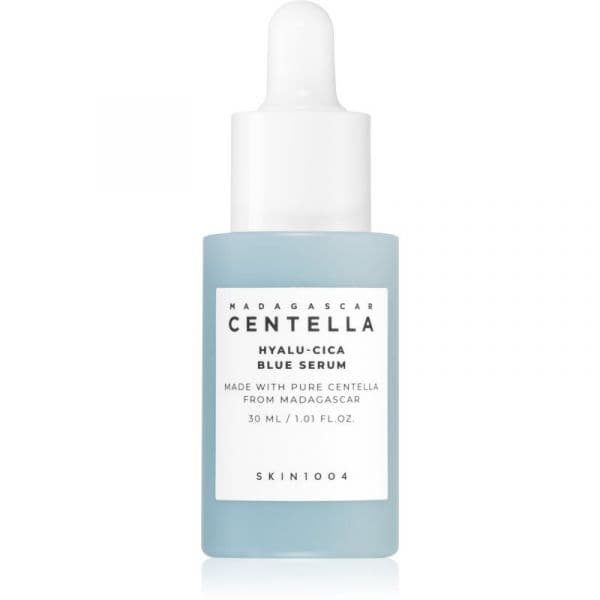 SKIN1004 Madagascar Centella Hyalu-cica Blue Serum Sérum Hidratante Intensivo para Apaziguamento e Reforçamento da Pele Sensível 30ml