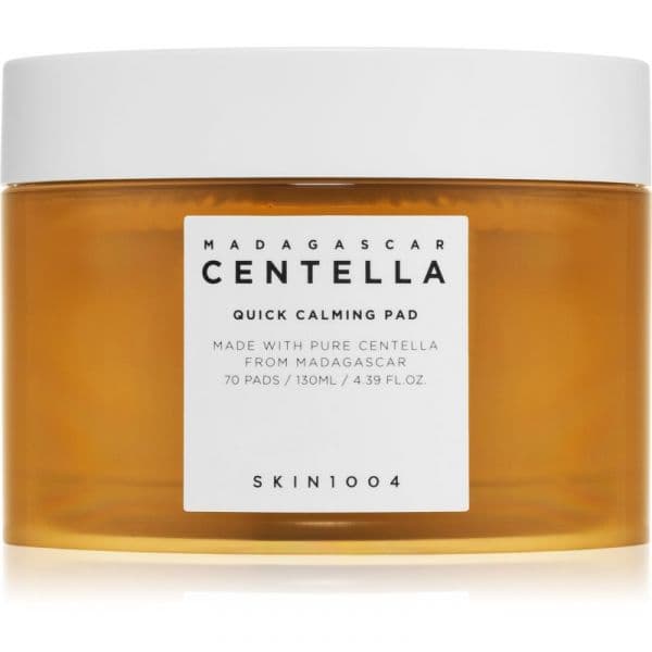 SKIN1004 Madagascar Centella Quick Calming Pad Almofadas Revitalizantes Intensivas para Apaziguamento e Reforçamento da Pele Sensível 70 Unidades
