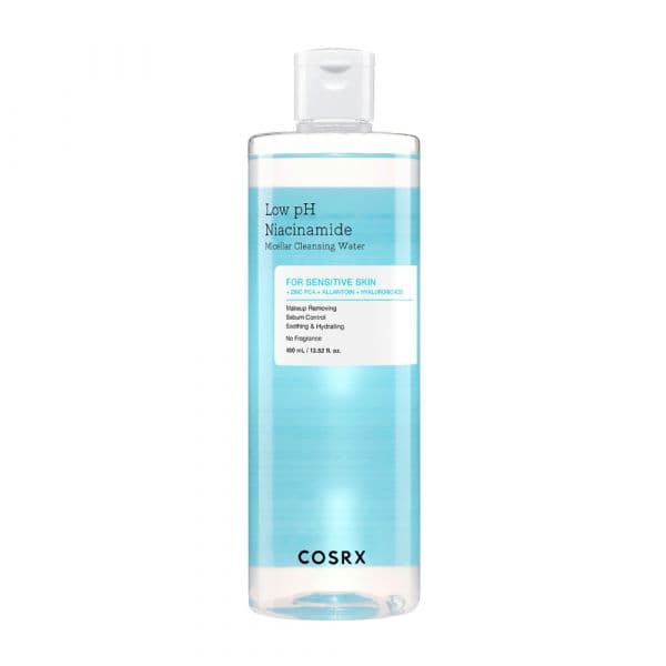 Cosrx Low pH Niacinamide Micellar Cleansing Water Água Micelar Pele Sensível e Oleosa 400ml