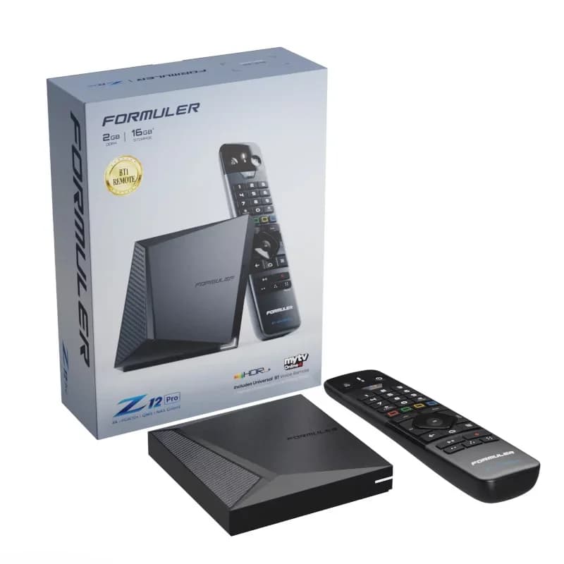 Formuler Z12 Pro - 2GB/16GB Wi-Fi Gigabit - MyTVOnline 4 - Android + Comando GTV BT1 (Bluetooth)
