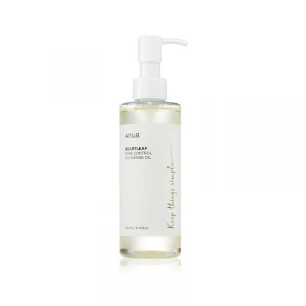 Anua Heartleaf Pore Control Cleansing Oil Óleo de Limpeza Pele Oleosa e Mista 200ml