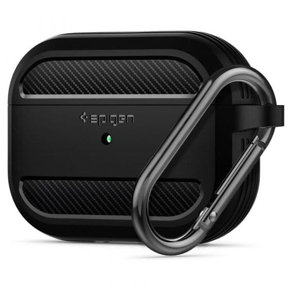 Spigen Capa Rígida/semi Rígida Traseira Spigen Rugged Apple AirPods Pro Matte Preto