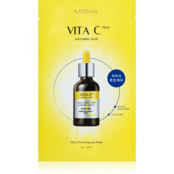 Missha Vita C Plus Máscara em Folha Iluminadora 27g