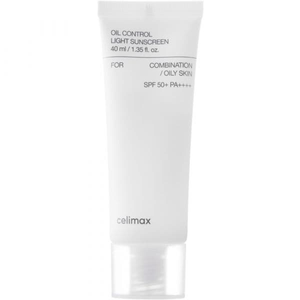 Protetor Solar Celimax Oil Control Light Creme Pele Oleosa e Mista SPF50+ 40ml