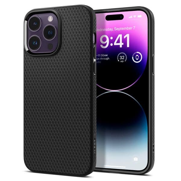 Spigen Capa Liquid Air para iPhone 14 Pro Max Matte Black