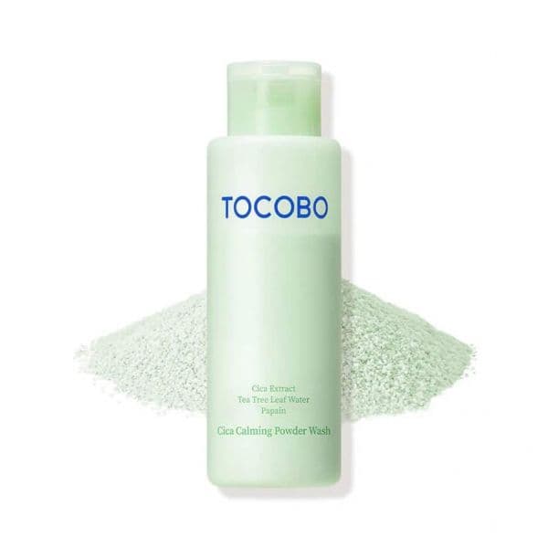 TOCOBO Cica Calming Powder Wash Pó de Limpeza Enzimático Pele Mista, Oleosa e Sensível 50g