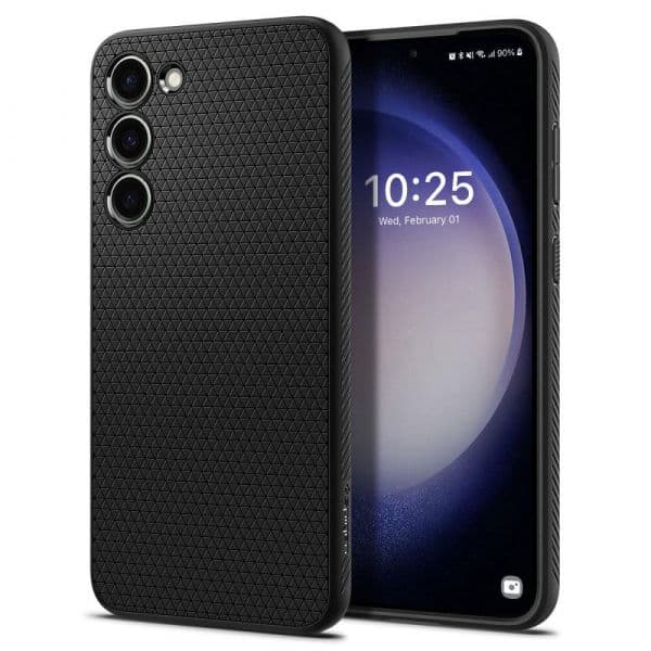 Spigen Capa Liquid Air Samsung Galaxy S23 Plus Preto Mate - 8809896740678