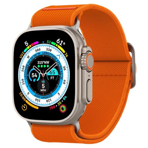 Spigen Bracelete Fit Lite Ultra para Apple Watch 4/5/6/7/8/SE/Ultra (42/44/45/49mm) Orange