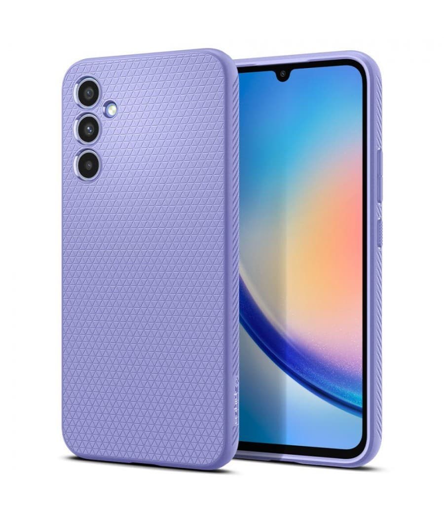 Capa Spigen Samsung Galaxy A34 5G Liquid Air Mate Lilás