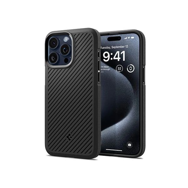 Capa para iPhone 15 Pro SPIGEN Core Armor Black